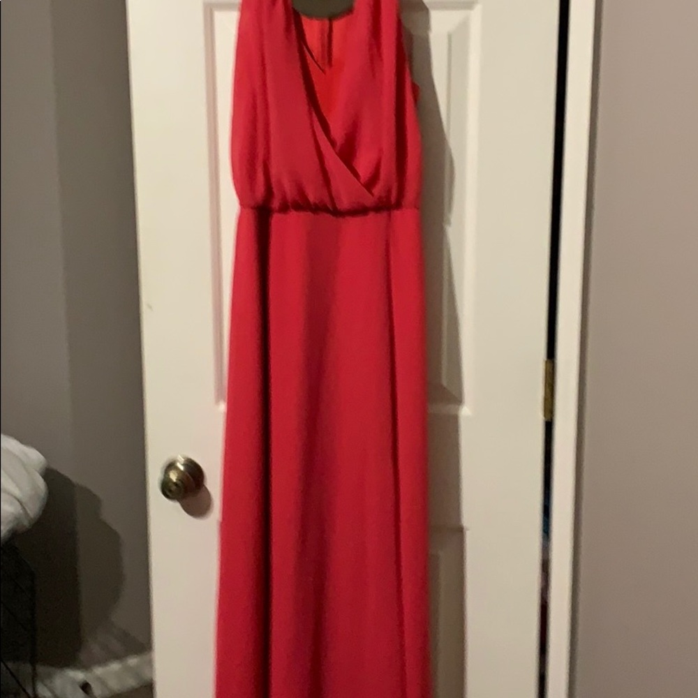 Vince Camuto coral pink dress